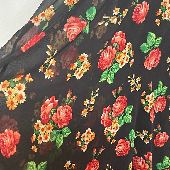 LuLaRoe Floral Print Maxi Skirt - Picture 5 of 13